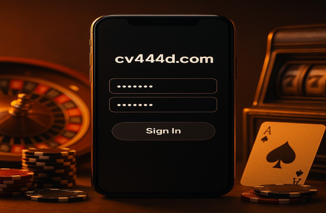 cv444 অ্যাকাউন্ট লগইন স্ক্রীন
